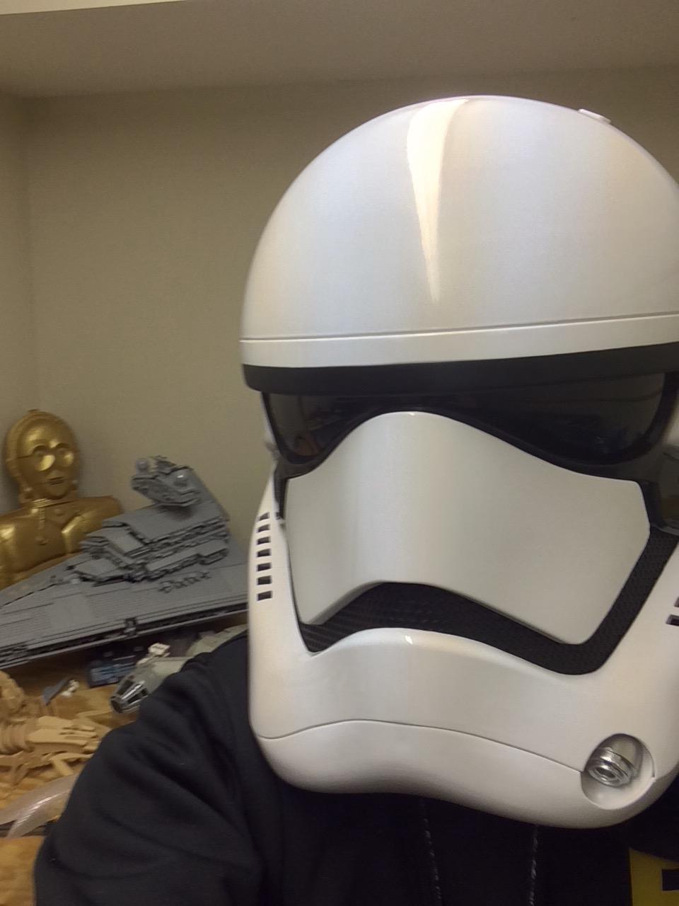 STAR WARS The Force Awakens Stormtrooper 1:1 Scale Helmet By Anovos customer photo 2