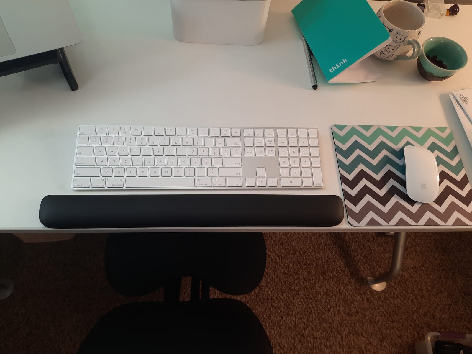 3M Gel Wrist Rest for Keyboards, Soothing 3M Gel Technology and Satin Smooth Cover for All Day Comfort and Support, Durable and Easy to Clean, 19