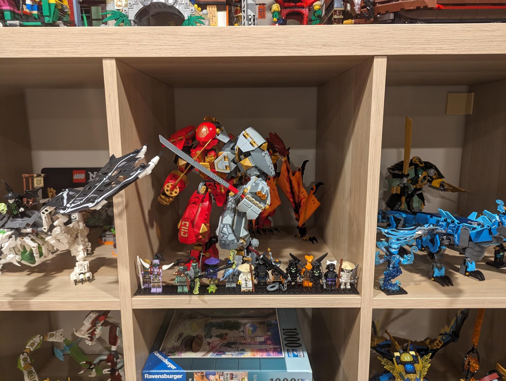 Pro Collector's Minifigure Display Case - Building Block Toy Cabinet Showcase 2.25