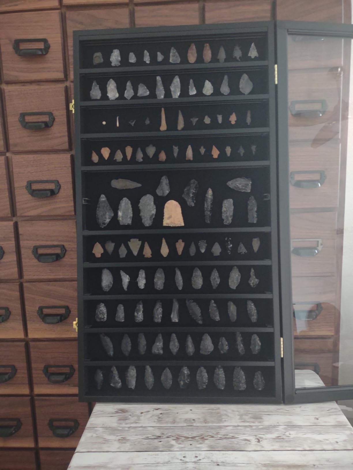 Pro Collector's Minifigure Display Case - Building Block Toy Cabinet Showcase 2.25