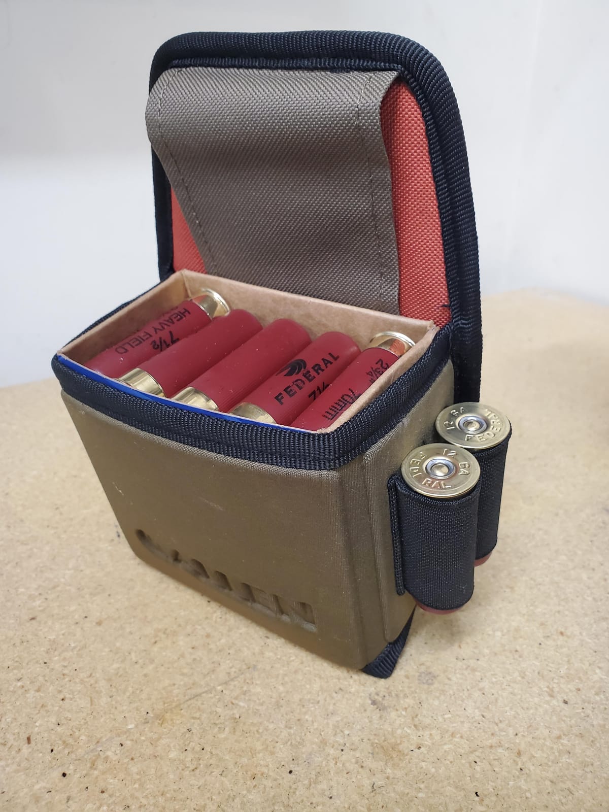 Allen Company Shotgun Shell Pouch - Clay, Trap and Skeet Shooting Accessories - Hunting and Gun Range Gear - Soft Canvas Design - Shotgun Shell Holder - Lightweight customer photo 1