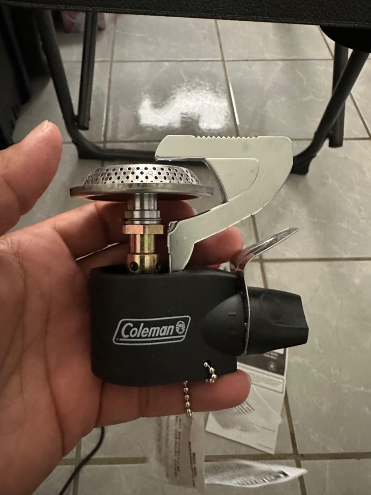 Coleman Classic 1-Burner Backpacking Stove, Portable Lightweight Camp Stove with Adjustable Burner & Pressure Control, 10,000 BTUs of Power for Camping, Backpacking, Tailgating, & More customer photo 2