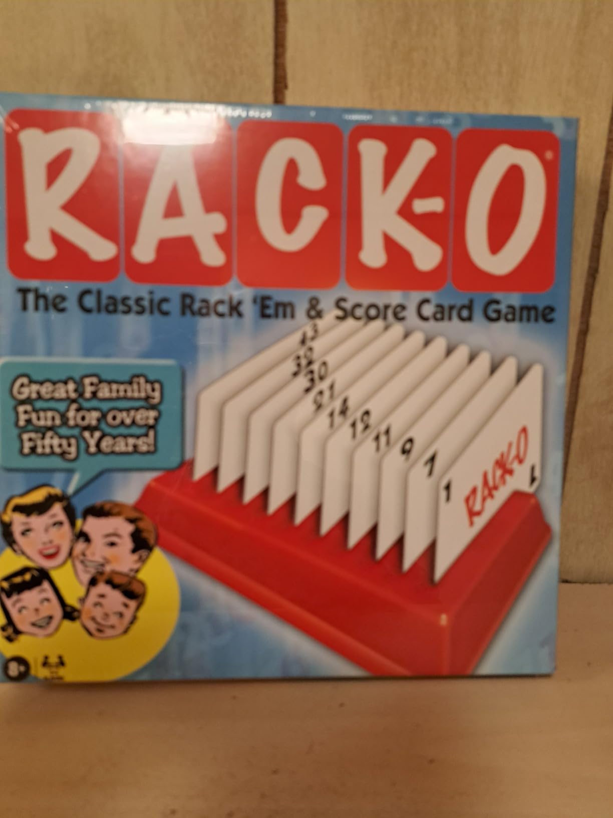 Winning Moves Rack-O Retro Edition, Enjoyed Since the 50's | Classic Tabletop Number Sorting Game, 2-4 Players, Ages 8+ customer photo 1