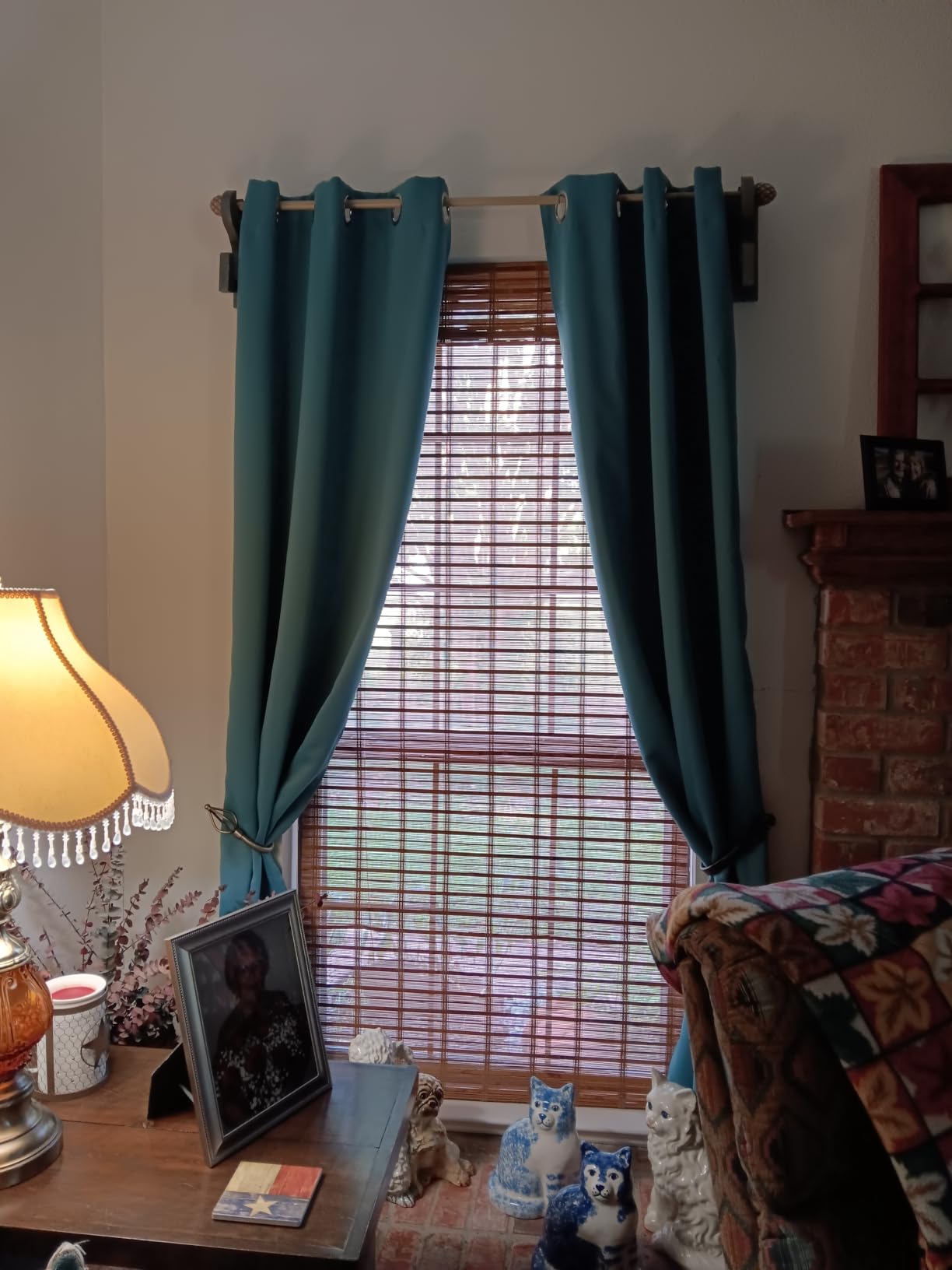 NICETOWN Noise Reducing Blackout Curtains, 2 Panels, 42 x 84-inch, Grey customer photo 1