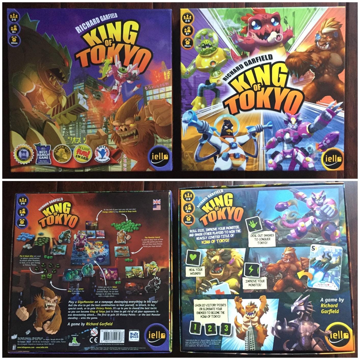 IELLO: King of Tokyo, New Edition, Strategy Board Game, Space Penguin Included in the Box, For 2 to 6 Players, 30 Minute Play Time, For Ages 8 and Up customer photo 2