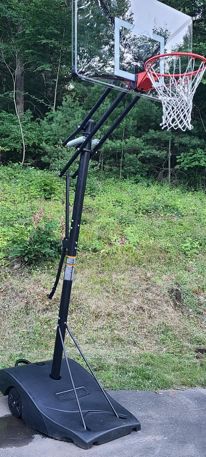 Silverback NXT Portable Adjustable 10ft Outdoor Basketball Hoop - 50