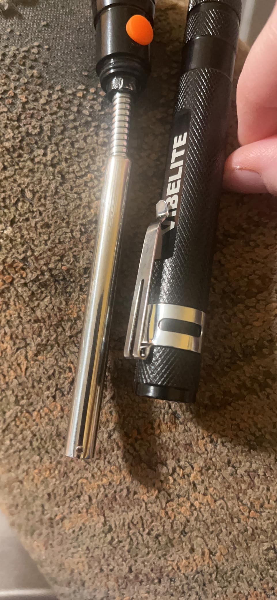 VIBELITE Extendable Magnetic Flashlight Magnet Pickup Tool, Gifts for Men | Telescopic and Flexible Gadget, Birthday Gifts for Men, Dad, Husband, Him, Women, Mechanic, Mens Birthday Gift Ideas customer photo 1