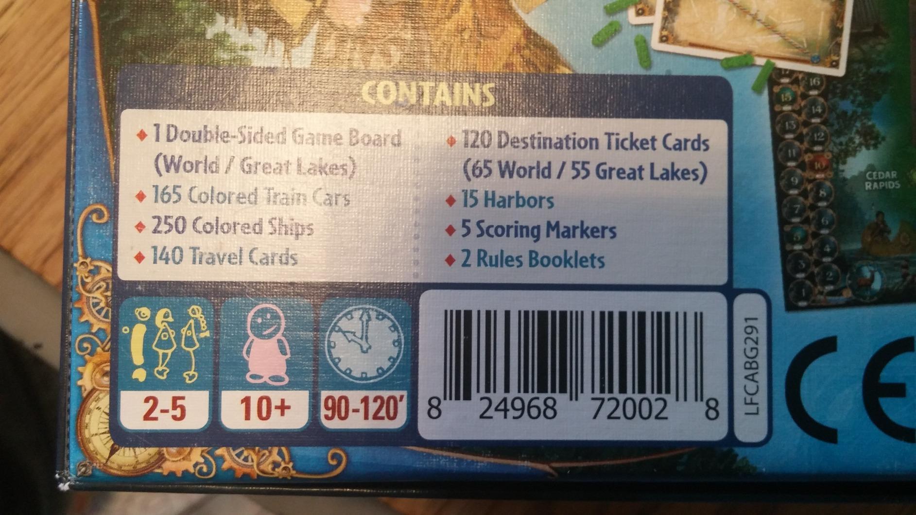 Asmodee Ticket to Ride Rails & Sails Board Game - Train Route-Building Strategy Game, Family Fun for Kids & Adults, Ages 10+, 2-5 Players, 90-120 Minute Playtime customer photo 1