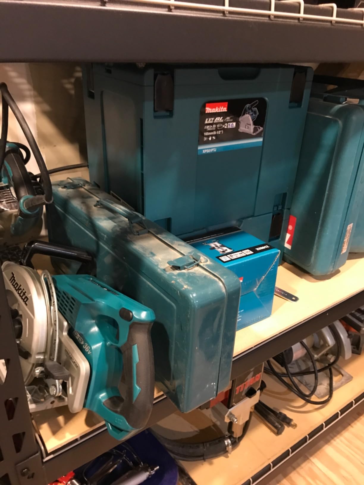 Makita XPS01PTJ 18-Volt X2 LXT Lithium-Ion (36V) Brushless Cordless 6-1/2 inch Plunge Circular Saw Kit (5.0Ah) customer photo 1