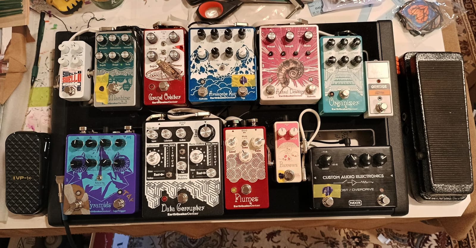 Donner Guitar Pedal Board Case DB-3 Aluminium Pedalboard 20'' x 11.4'' x 4'' with Bag customer photo 2