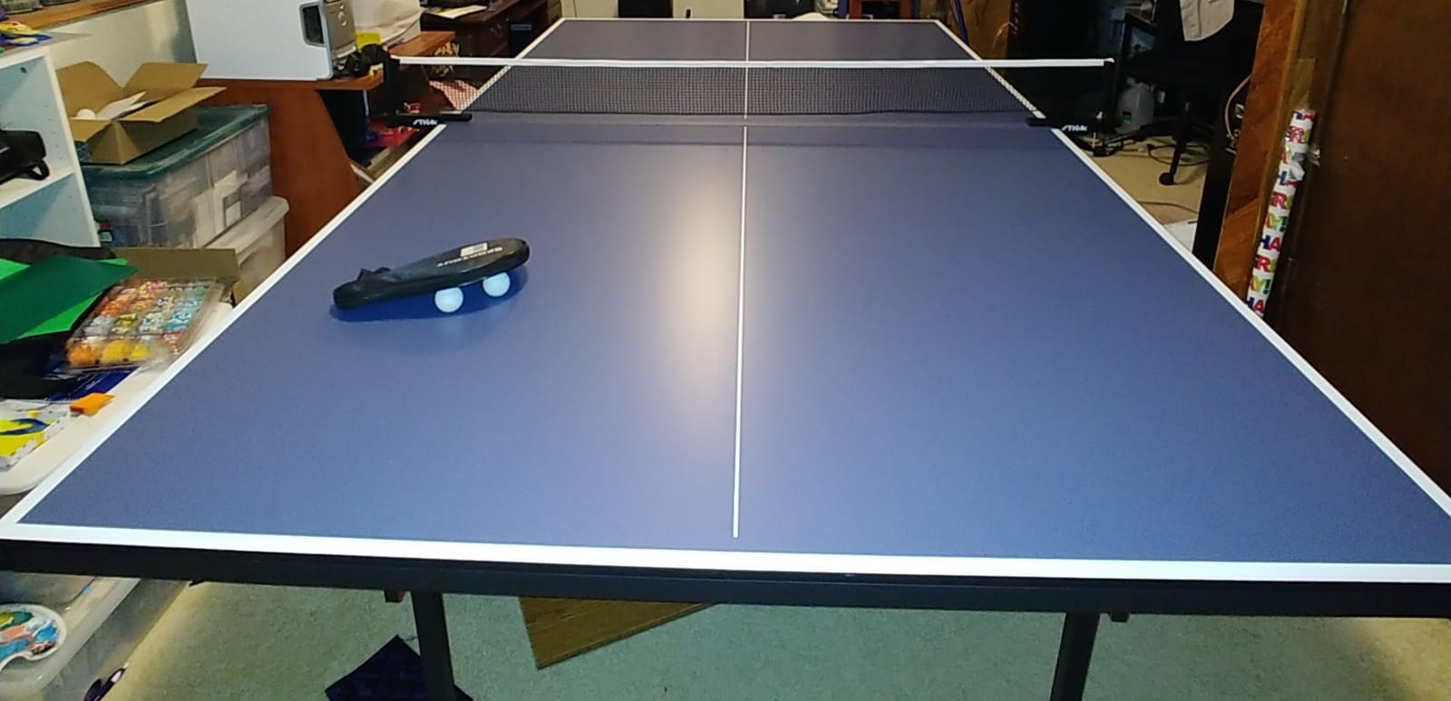 STIGA Advantage Series Indoor Ping Pong Table, Foldable Table Tennis Table - 13, 15, 18, and 25mm Tabletops - Quickplay 10 Minute Assembly - Playback Mode - Recreational- to Tournament-Level customer photo 2