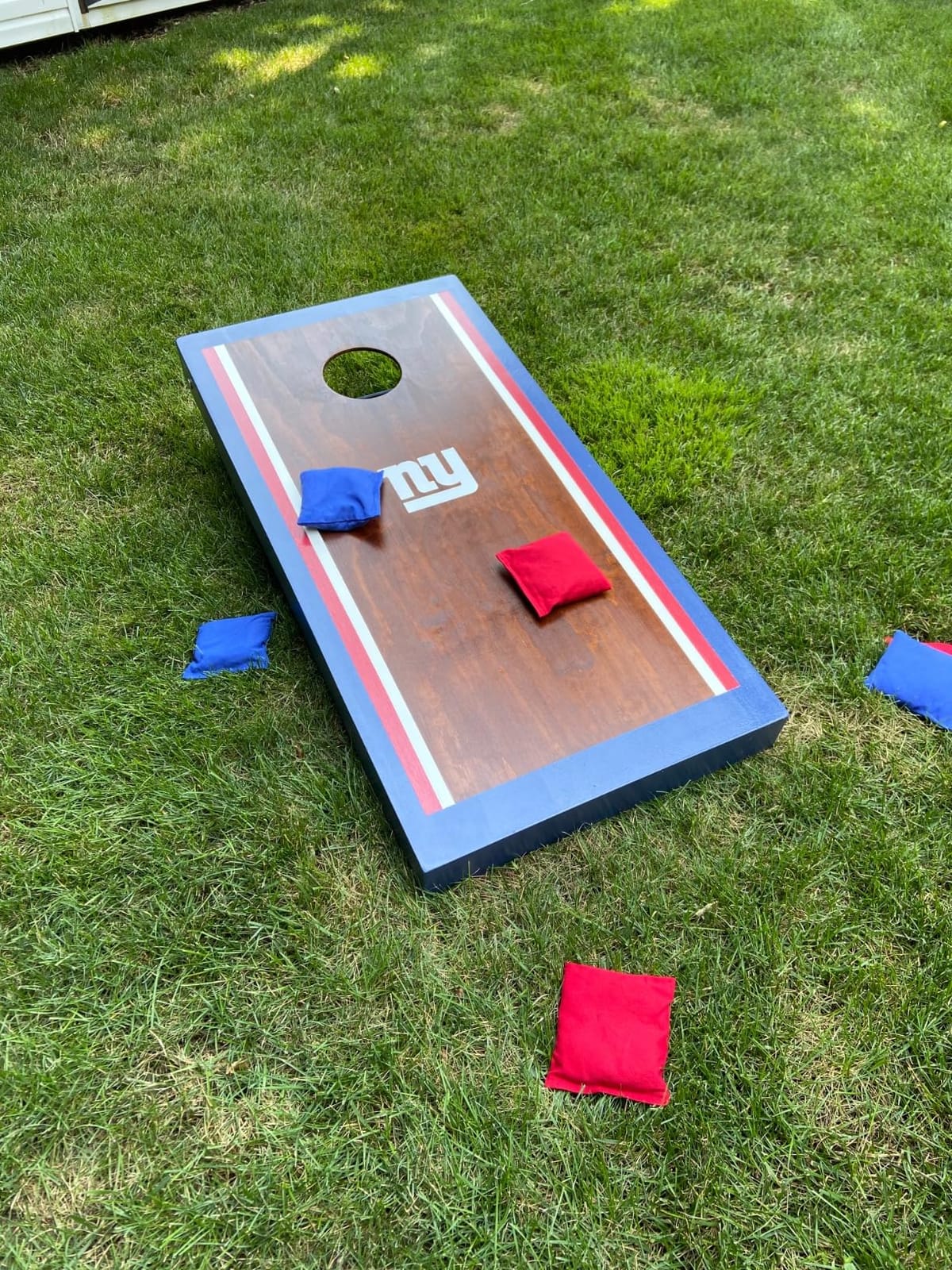 Play Platoon Cornhole Bags Set of 8 Regulation Size & Weight Duck Cloth | Weather Resistant Duck Cloth Corn Hole Bean Bags for Backyard, Tailgating & Outdoor Toss Game, Carrying Bag, Double Stitching customer photo 1