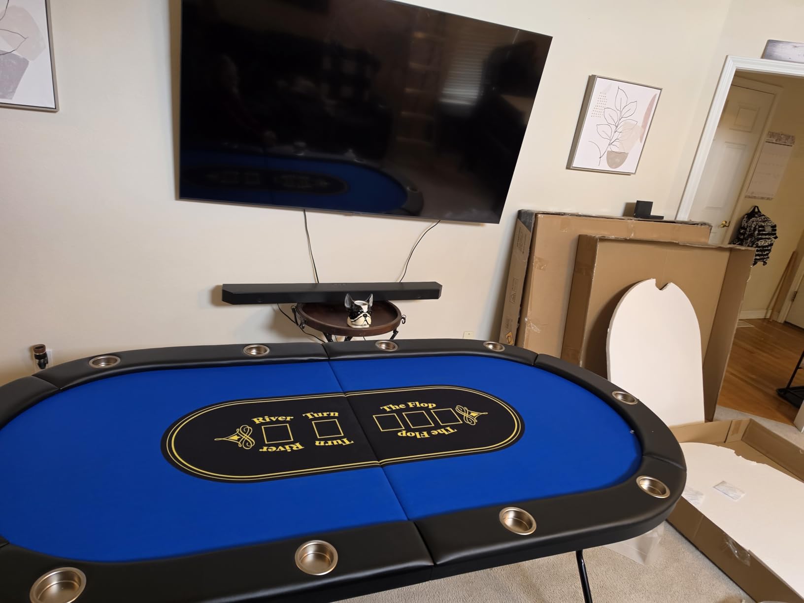 Barrington Folding Poker Table for up to 10 Players customer photo 1