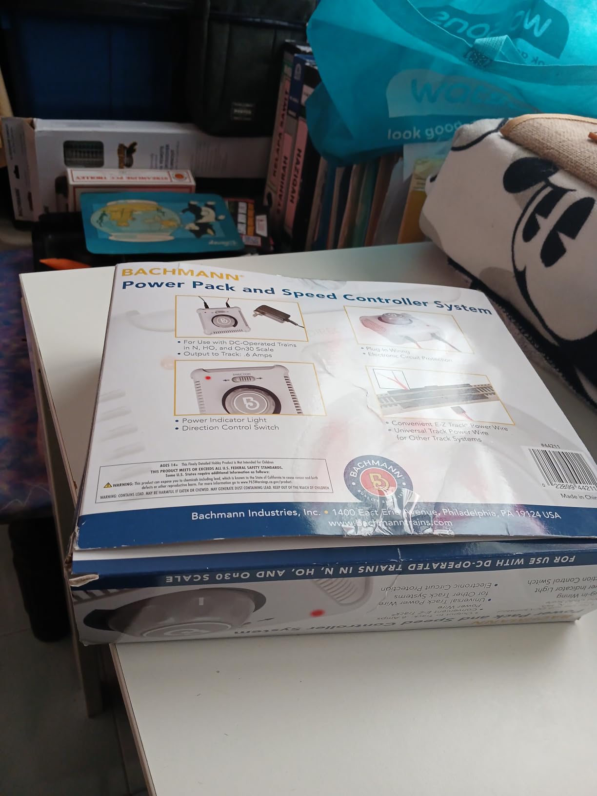 Bachmann Trains Power Pack W/Speed Controller for N, HO, and On3 Scales (44211) customer photo 2