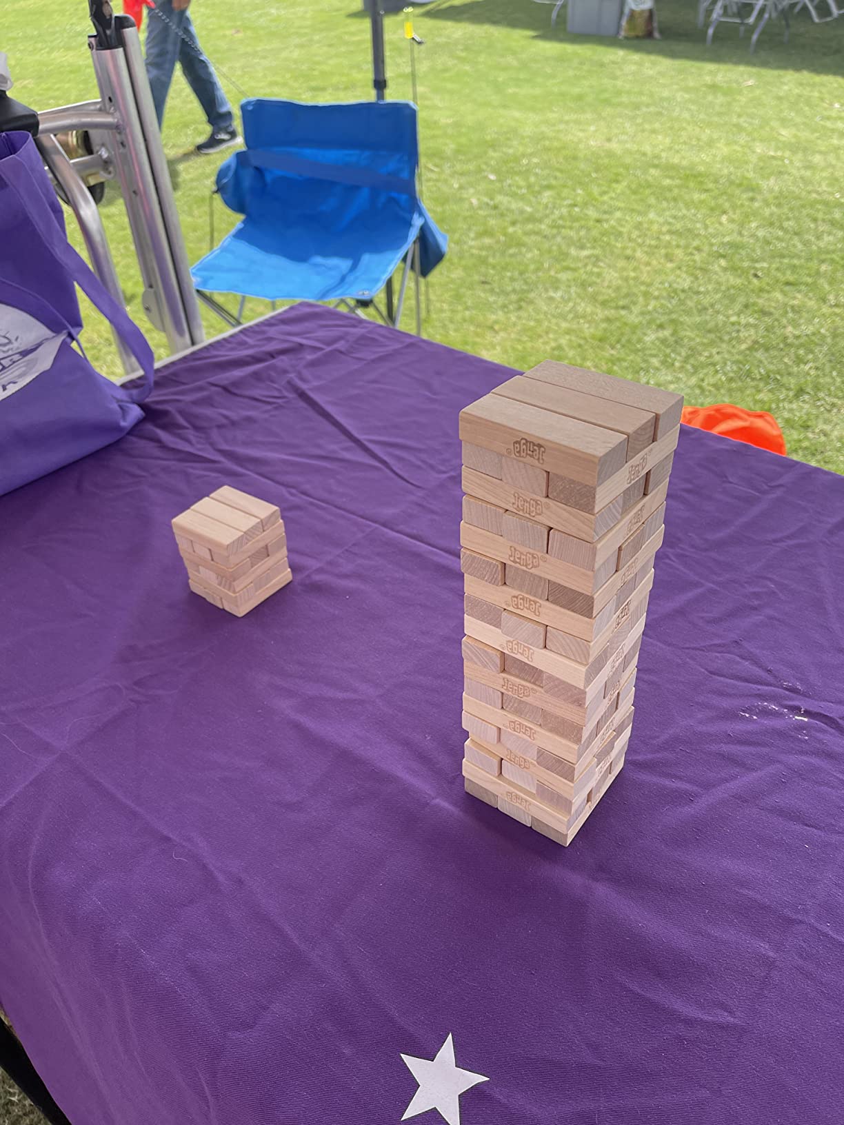 Jenga GIANT - Hardwood Blocks - Stacks to Over 5 feet - Officially Licensed - JS7 customer photo 1