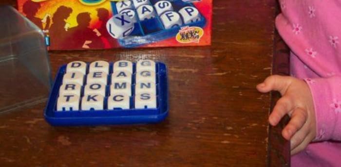 Hasbro Gaming Boggle Classic Game, Word Search Games, Portable Travel Size, Fun Family Dice Games customer photo 2