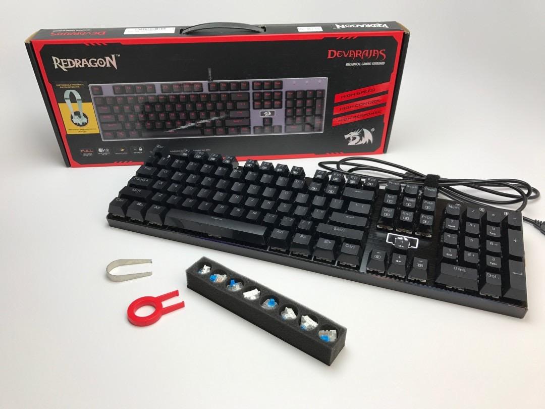 Redragon K556 Wired RGB Mechanical Gaming Keyboard, 104-Key Aluminum Board | Hot-swap Tactile Brown Switch for Long-Time Typing customer photo 1