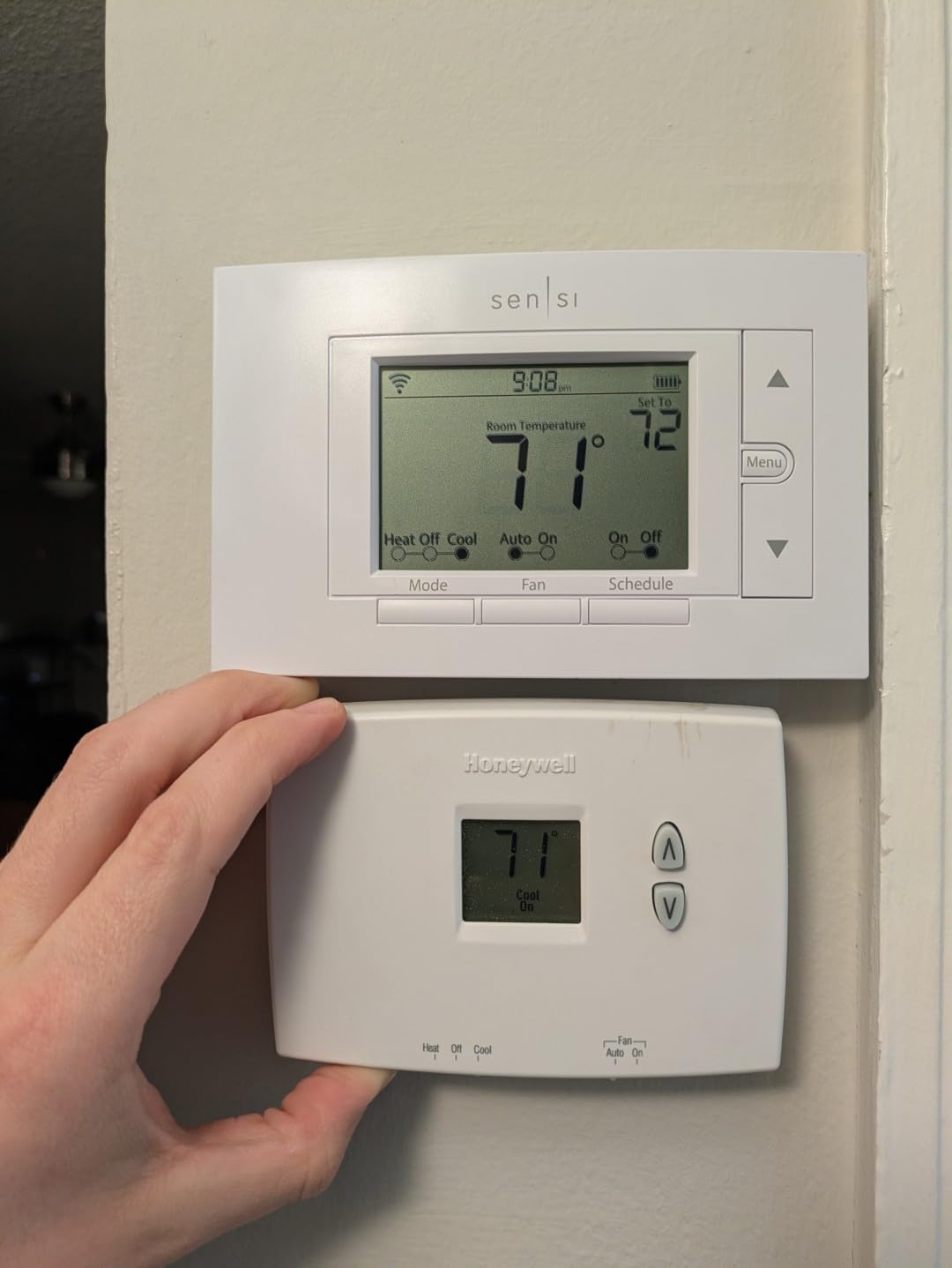 Sensi Smart Thermostat, Wi-Fi, DIY, Alexa, Energy Star Certified, ST55 customer photo 2