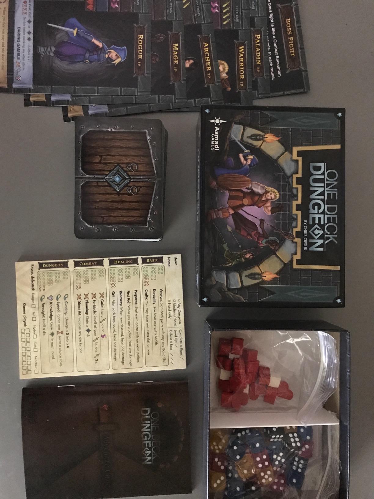 Asmadi Games One Deck Dungeon, Quick 30-45 minute play time, featuring intuitive mechanics customer photo 1