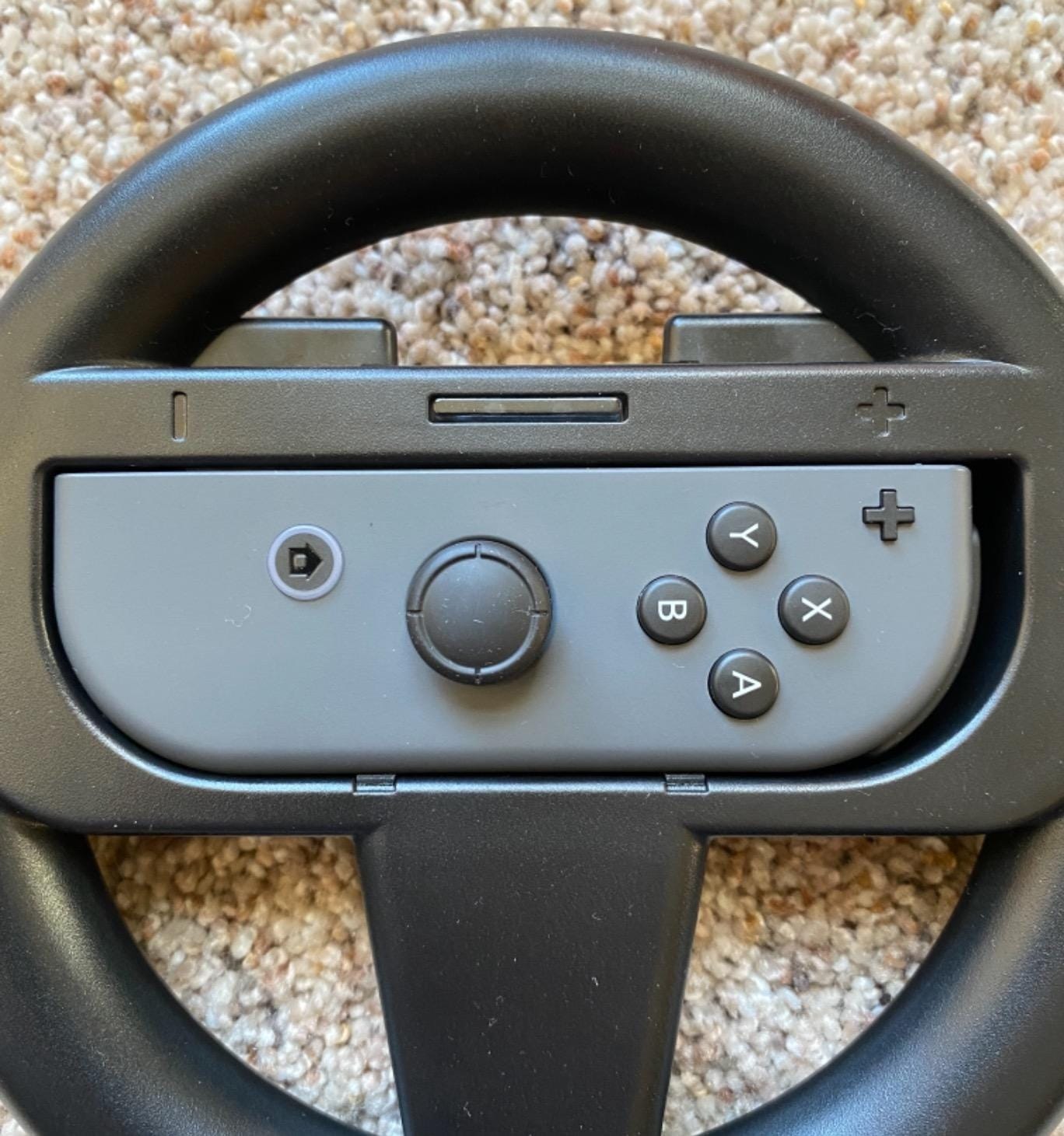Orzly Steering Wheels for Nintendo Switch & OLED Console JoyCons, Racing Wheels for Mario Kart 8 Deluxe customer photo 2