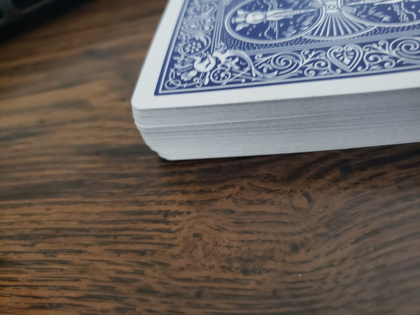 Magic Makers Bicycle Stripper Deck with 10 Bonus Tricks (Blue) - Tapered Magic Trick Deck customer photo 1