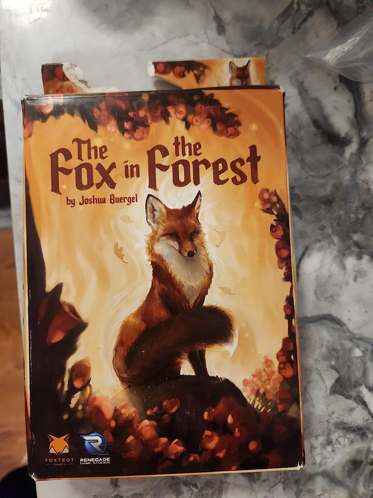 Renegade Game Studios Fox in the Forest, 2 Player Card Games, Trick-Taking Strategy Game for Adults, Compact Travel Board Game, 30 min customer photo 1