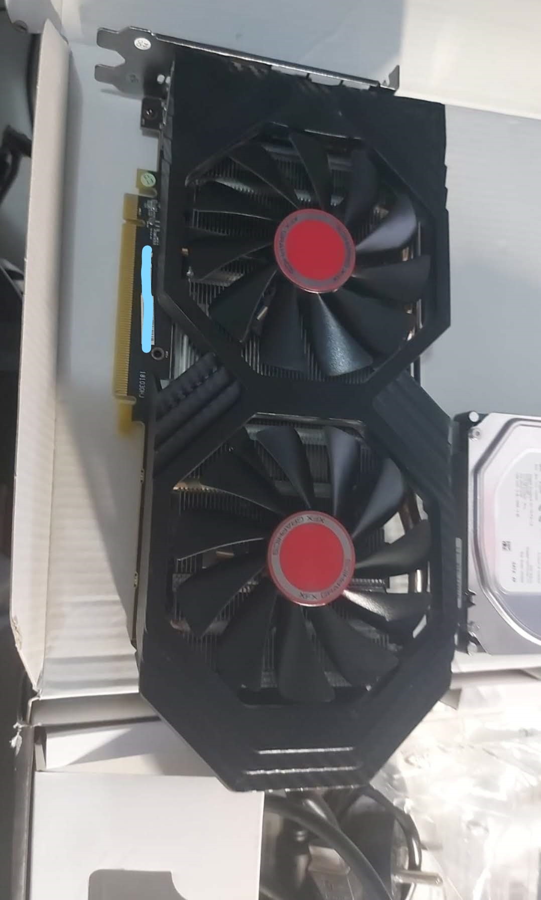 XFX Radeon RX 580 GTS XXX Edition 1386MHz OC+, 8GB GDDR5, VR Ready, Dual BIOS, 3xDP HDMI DVI, AMD Graphics Card (RX-580P8DFD6) customer photo 2