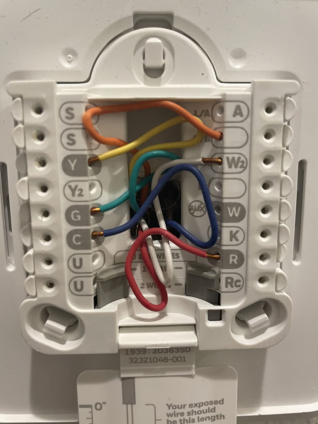 Honeywell TH6220WF2006/U Lyric T6 Pro Wi-Fi Programmable Thermostat with Stages Up to 2 Heat/1 Cool Heat Pump customer photo 1