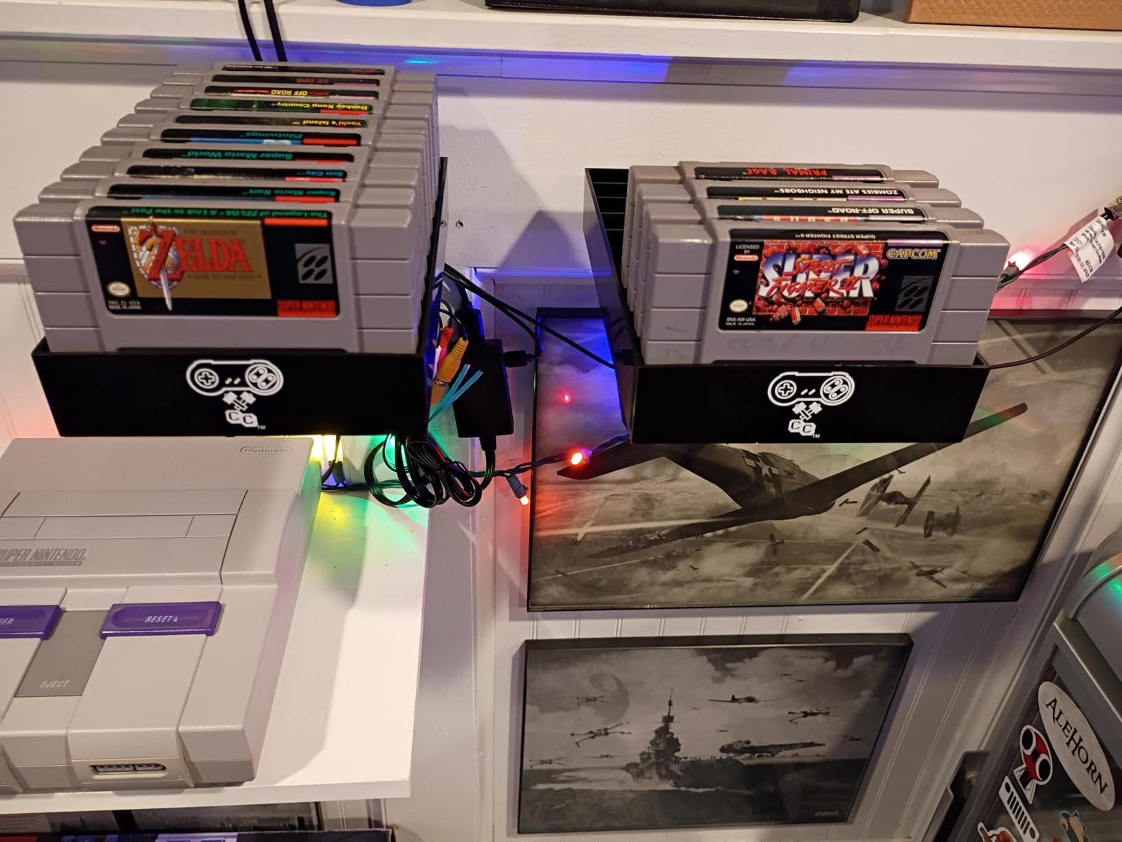 Collector Craft, Black, Gameboy Compatible Game Organizer, Holds 20 Games, Cartridge Holder, Retro Video Game Collection, Clutter Reducing, Works with Nintendo Gameboy Gameboy Advance, Gameboy Color customer photo 1