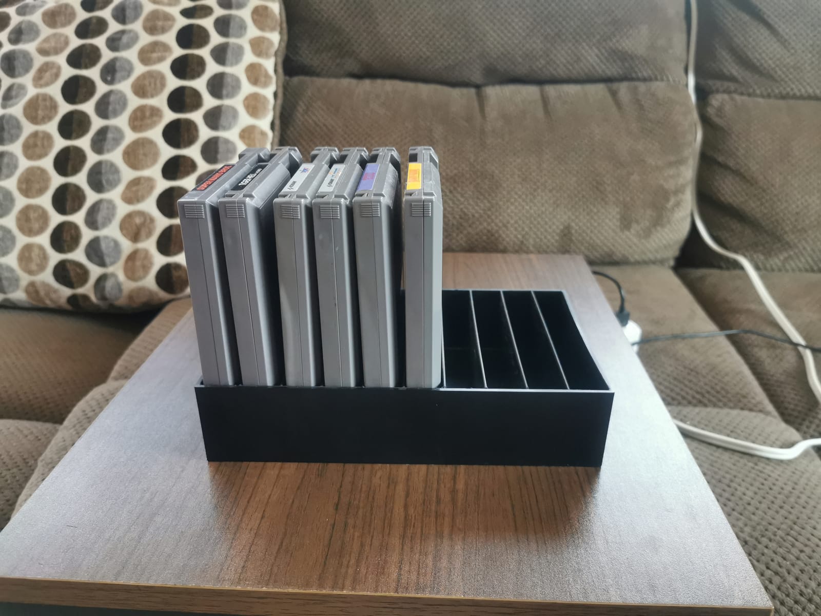 Collector Craft, Black, NES Compatible Cartridge Holder, NES Game Tray, Holds 10 Games, Clutter Reducing, Retro Video Game Collection, Works with Nintendo Entertainment System NTSC and PAL Cartridges customer photo 2