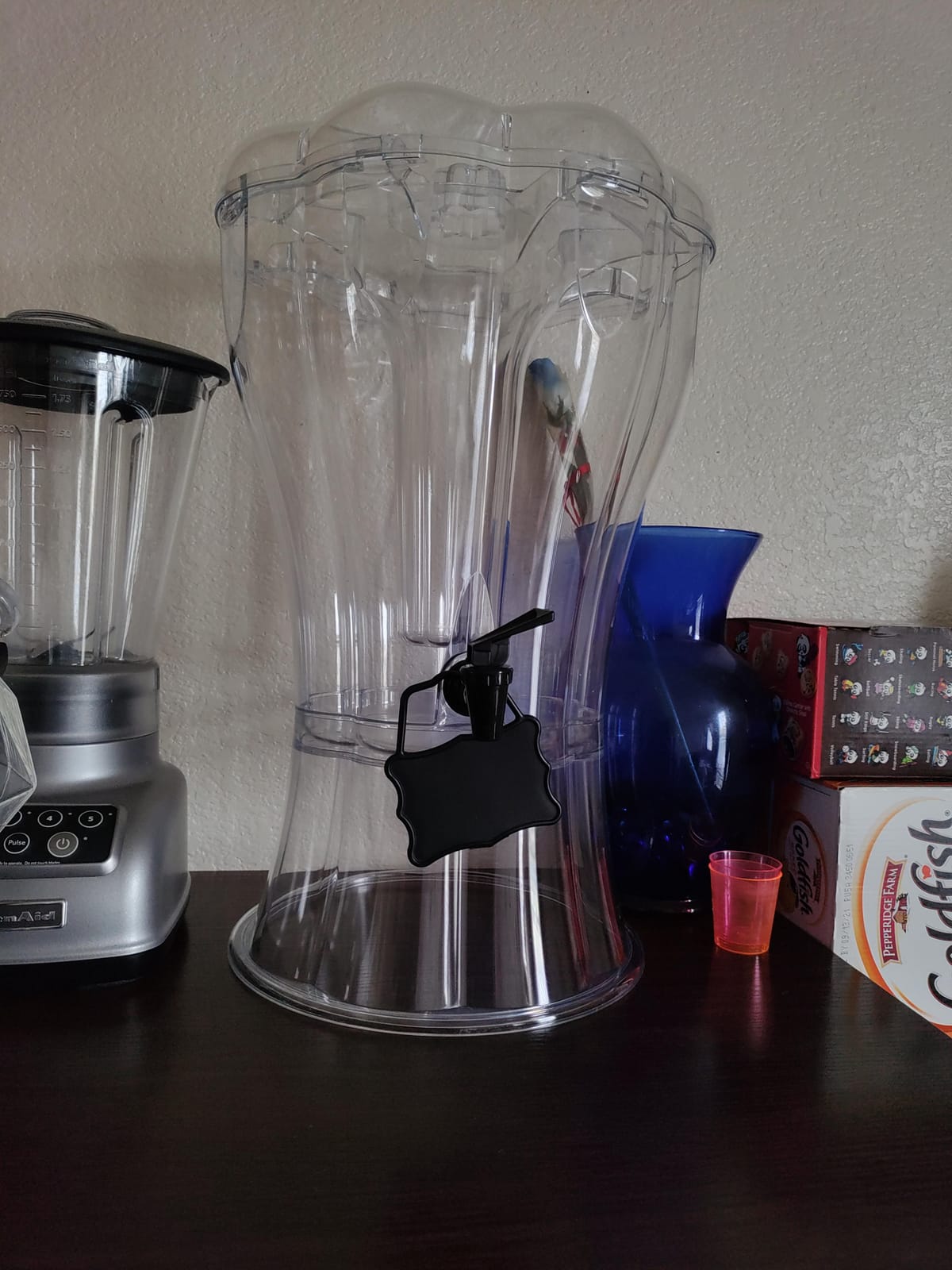Buddeez 3.5 Gallon Clear Drink Dispenser with Ice Cone and Spigot customer photo 1