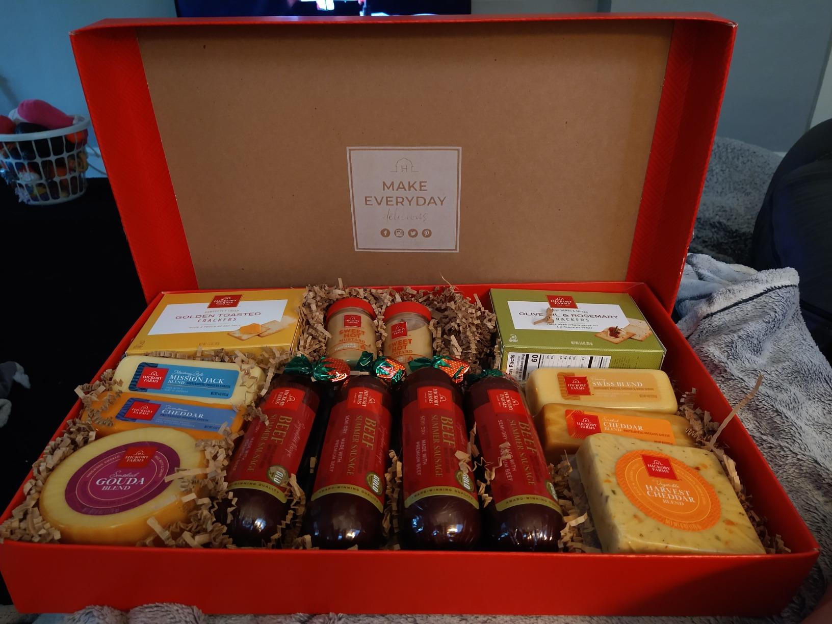 Hickory Farms Signature Beef Meat and Cheese Gift Basket (Extra Large) - Box Set | Charcuterie Board Food | Summer Sausage | Father's Day | Mother's Day | Easter | Christmas | Holiday | Housewarming | Gourmet | Sympathy | Care Package customer photo 1