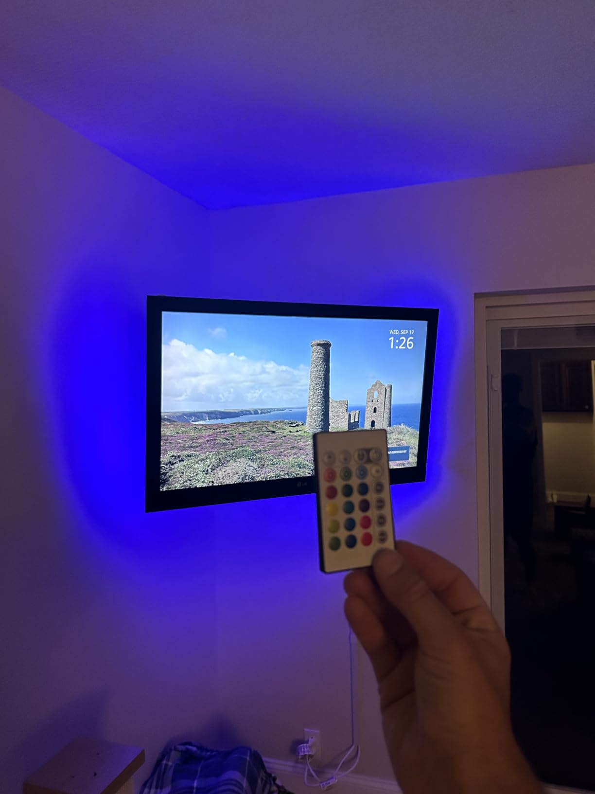 PANGTON VILLA TV LED Backlight for 40-60 Inch TV, 8.2ft LED Lights customer photo 2