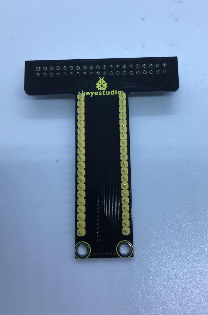 KEYESTUDIO GPIO Breakout Kit for Raspberry Pi - Assembled Pi Breakout + Rainbow Ribbon Cable + 400 Tie Points Solderless Breadboard customer photo 1