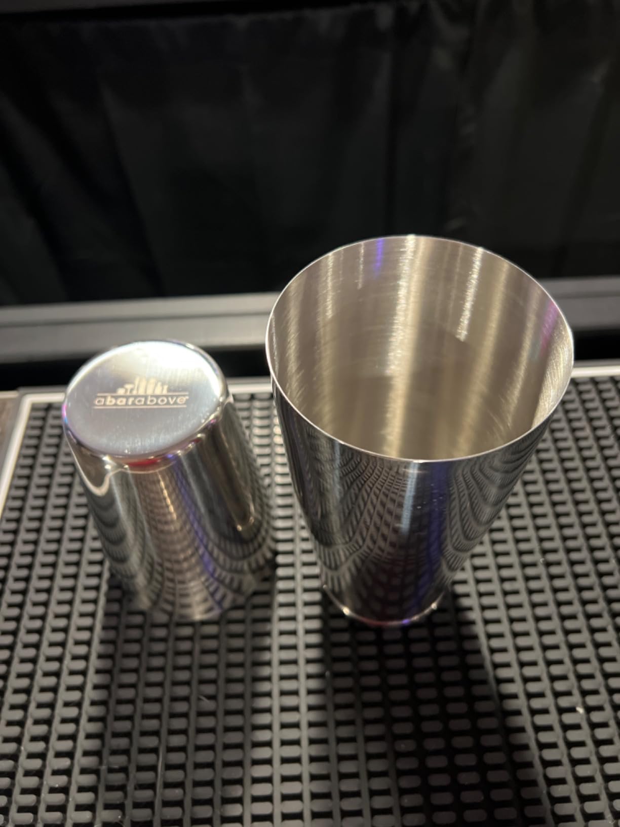 A Bar Above Boston Cocktail Shaker Set, Weighted and Unweighted, 18 Oz - Bartending Tools, 304 Stainless Steel Barware, For Mixing Drinks, Home and Commercial Bars, Mixology Kit for Beginners customer photo 1