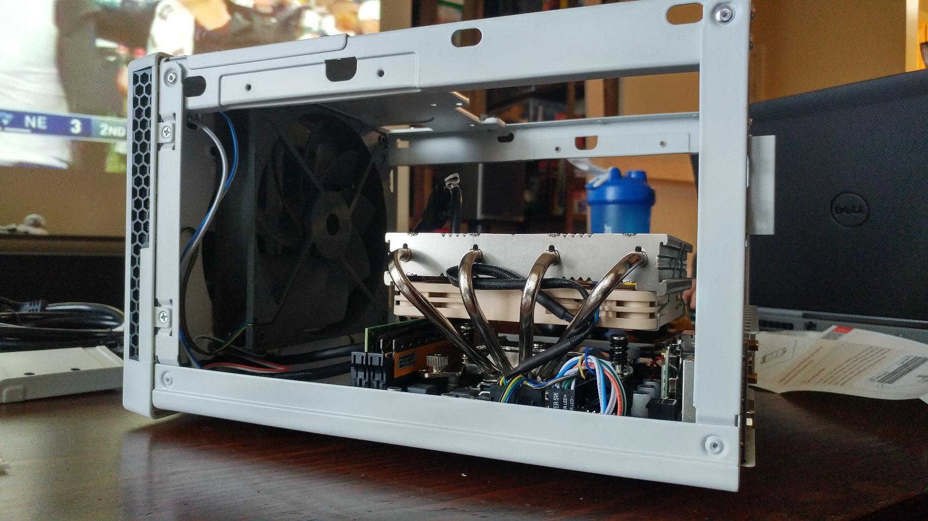 Noctua NH-L12S, Quiet High-Performance Low-Profile CPU Cooler | 70mm Height, ITX SFF Low-Noise Cooling, 4 Heatpipes, For Intel & AMD, 120mm Slim Fan, Rich Accessory Kit customer photo 1