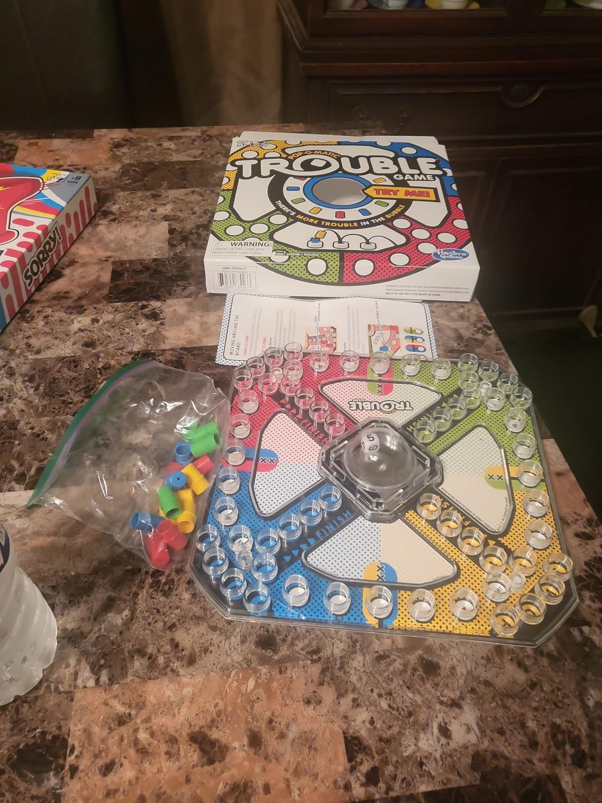Sorry! Board Game for Kids Ages 6 and Up; Classic Hasbro Board Game customer photo 2