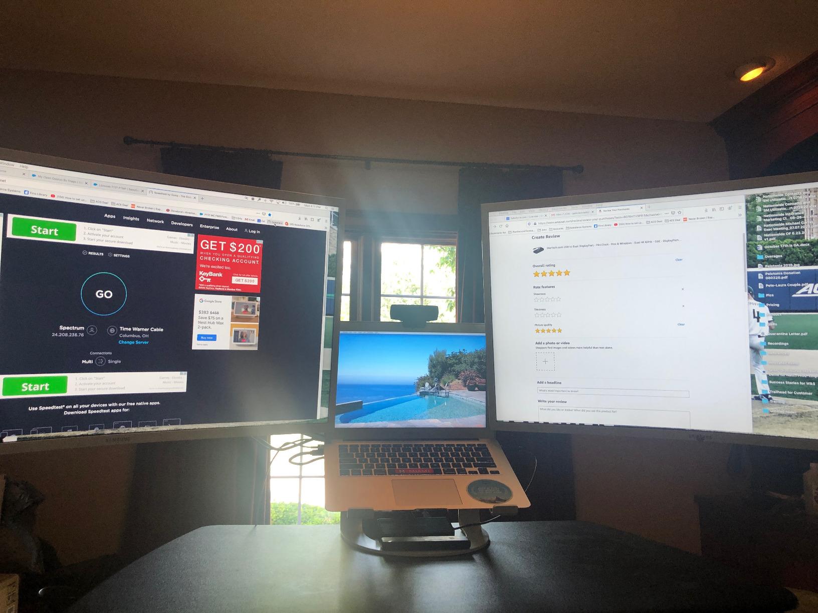 StarTech USB-A DisplayLink Dual 4K 60Hz DP Mini Dock, GbE, TAA (USBA2DPGB) customer photo 2