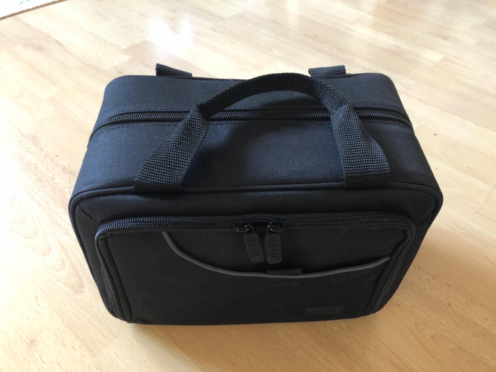 USA Gear TCG Bag Fits Magic the Gathering Deck Boxes, One Piece, Lorcana, Dice Bags, Loose Cards & more TCG Accessories - MTG Deck Box Bag with Padded Shoulder Strap, Customizable Interior - Black customer photo 2
