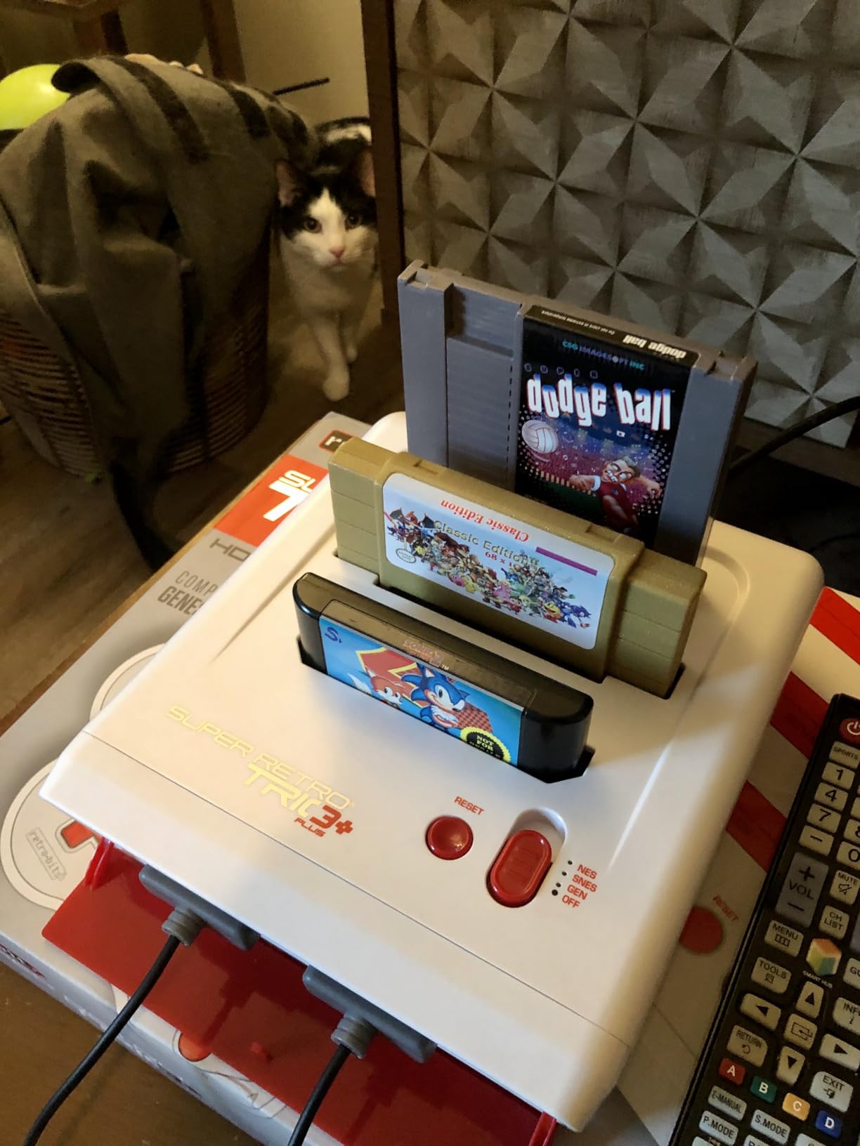 Retro-Bit Super Retro Trio HD Plus 720P 3-in-1 Console System - Red/White customer photo 1