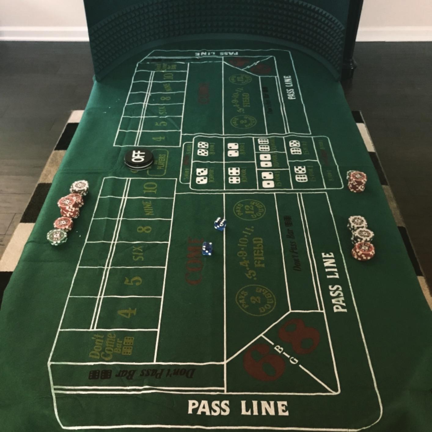 Poker Table Game Mat Layout - 36
