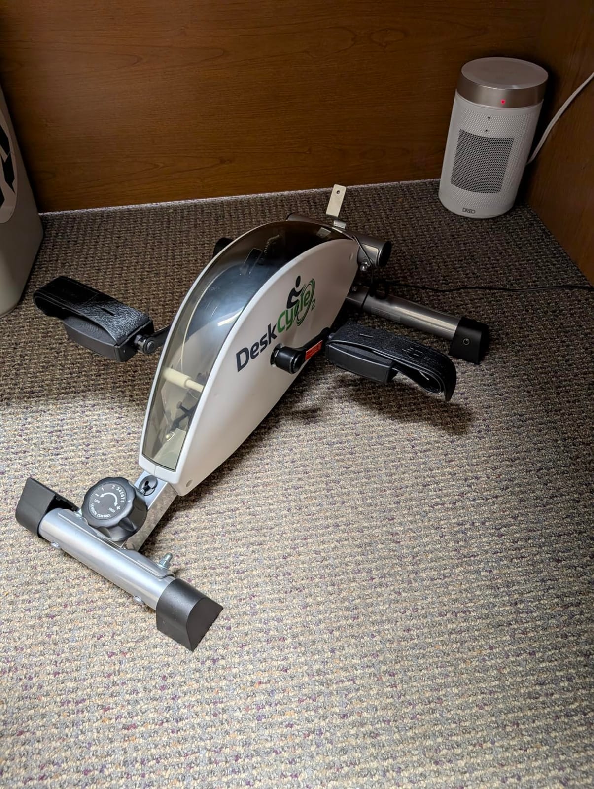 DeskCycle Under Desk Bike Pedal Exerciser - Stationary Bikes for Home & Office - Standard and Adjustable Height Versions customer photo 2