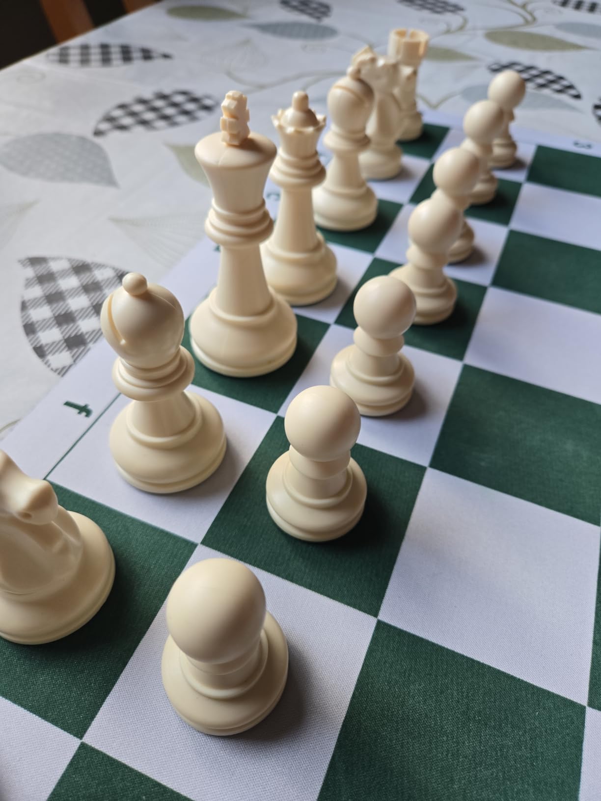 WE Games Bobby Fischer Ultimate Chess Pieces Set, Staunton Plastic Tournament Chess Set - Extra Queens, Triple Weighted customer photo 2