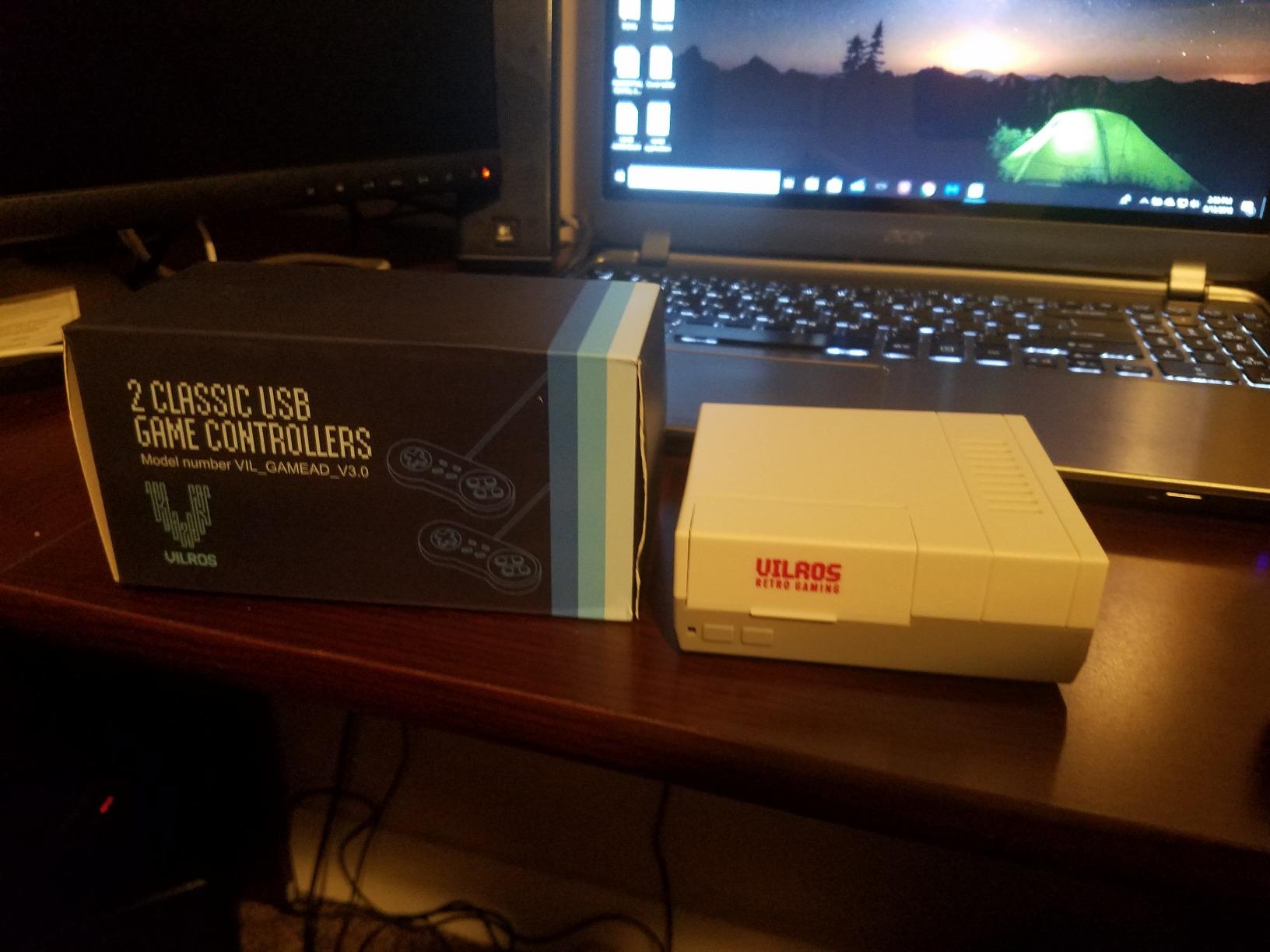 V-Kits Raspberry Pi 3 Model B+ (B Plus) Retro Arcade Gaming Kit with 2 Classic USB Gamepads [2018 Model] customer photo 1