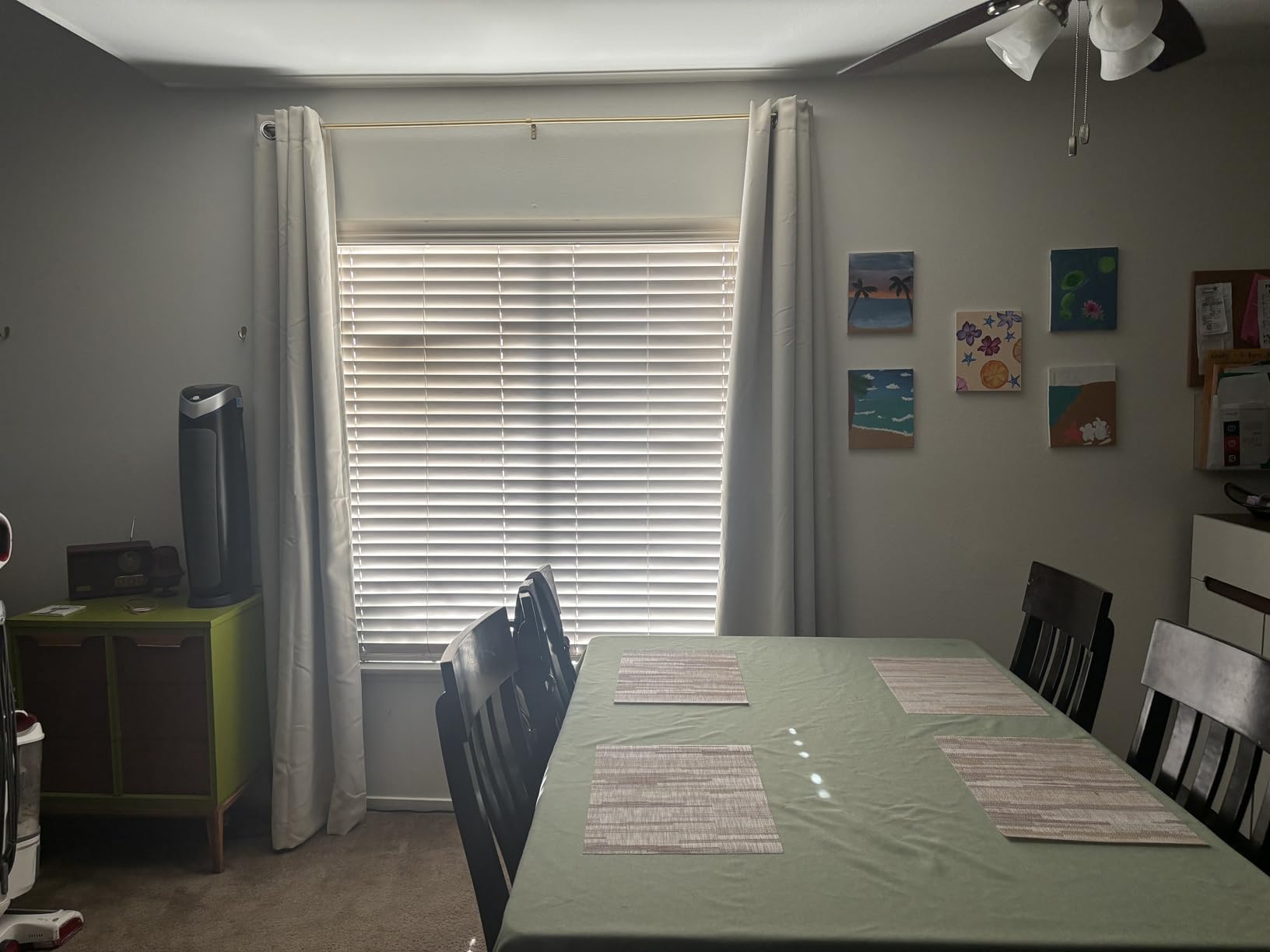 NICETOWN Grey Full Shade Curtain Panels for Dining Room 52x84 in 2 Panels customer photo 1