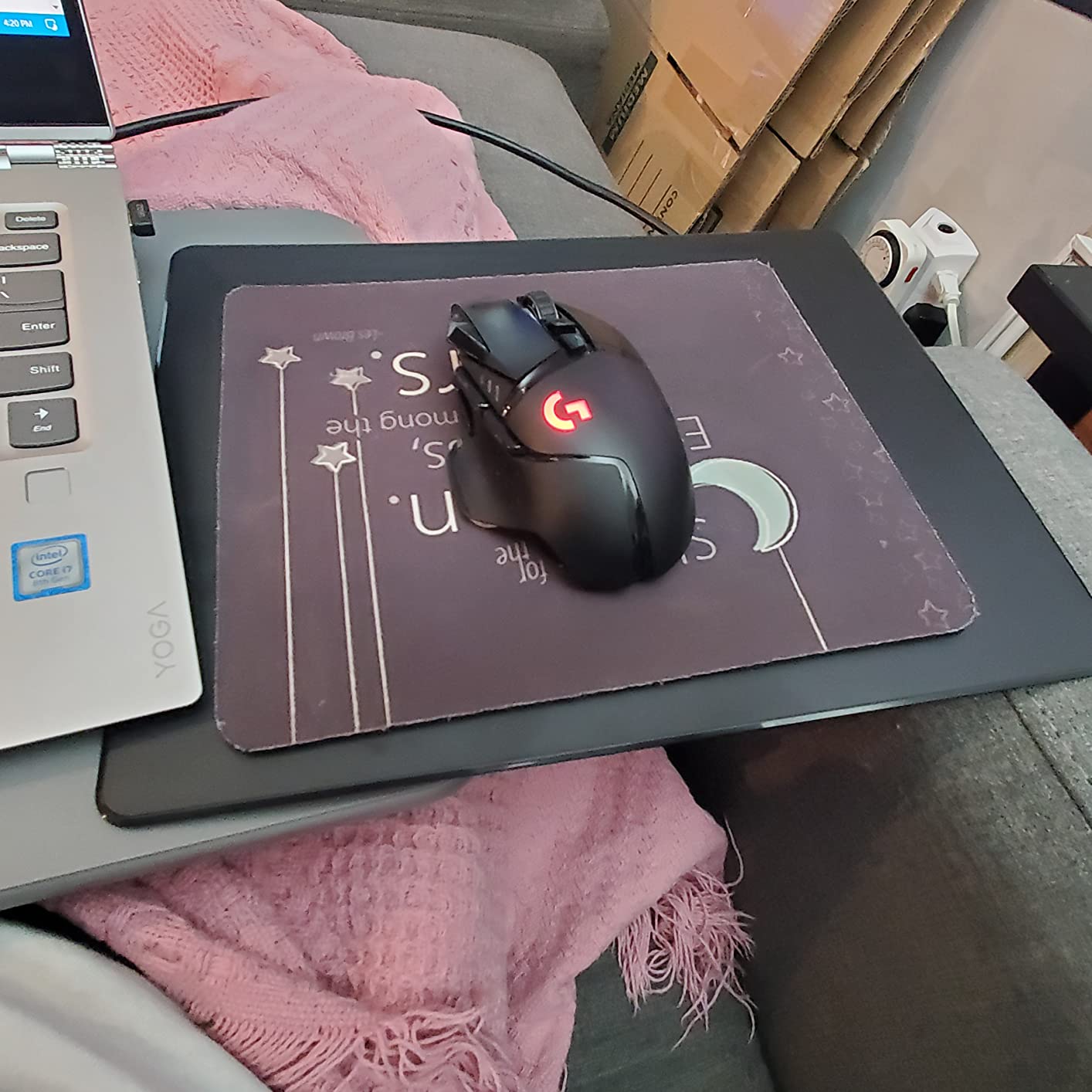 Hard Mouse Pad,Unique 3 Layers Mouse Pad with Plastic Surface,Compatible with High DPI Mice Quick Gestures Enhance Precision for Gaming and Office-Large (11.6