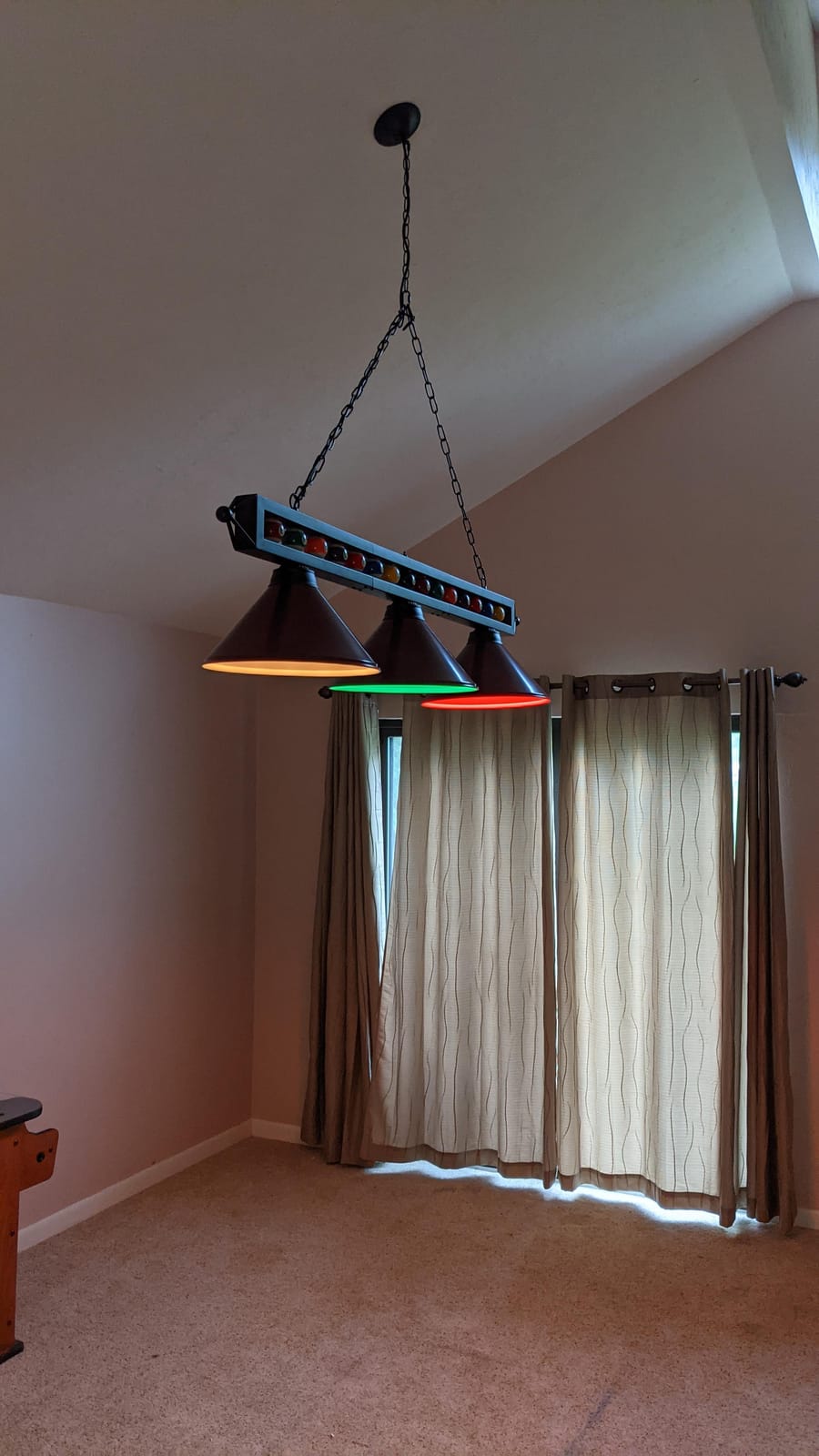 Wellmet 3 Light Billiard Pool Table Lights, 59