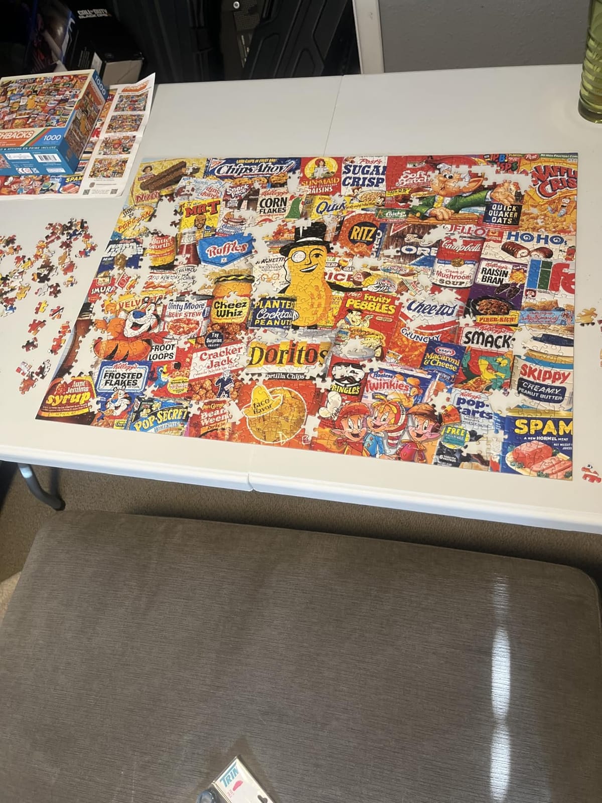 MasterPieces 1000 Piece Jigsaw Puzzle Mom's Pantry | Vintage Kitchen Art | Vintage kitchen 1000 piece puzzle for adults with random cut pieces, matte finish, poster, recycled board, & fun display art customer photo 1