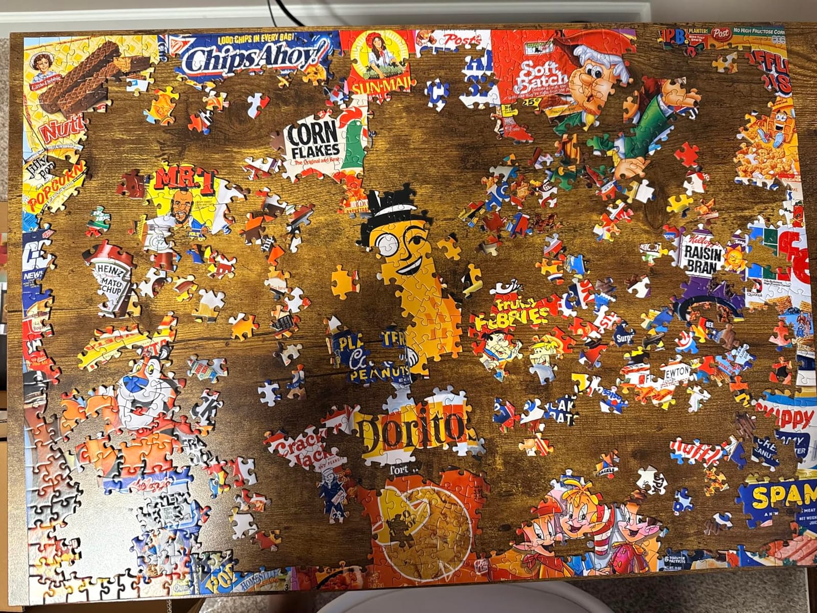 MasterPieces 1000 Piece Jigsaw Puzzle Mom's Pantry | Vintage Kitchen Art | Vintage kitchen 1000 piece puzzle for adults with random cut pieces, matte finish, poster, recycled board, & fun display art customer photo 2