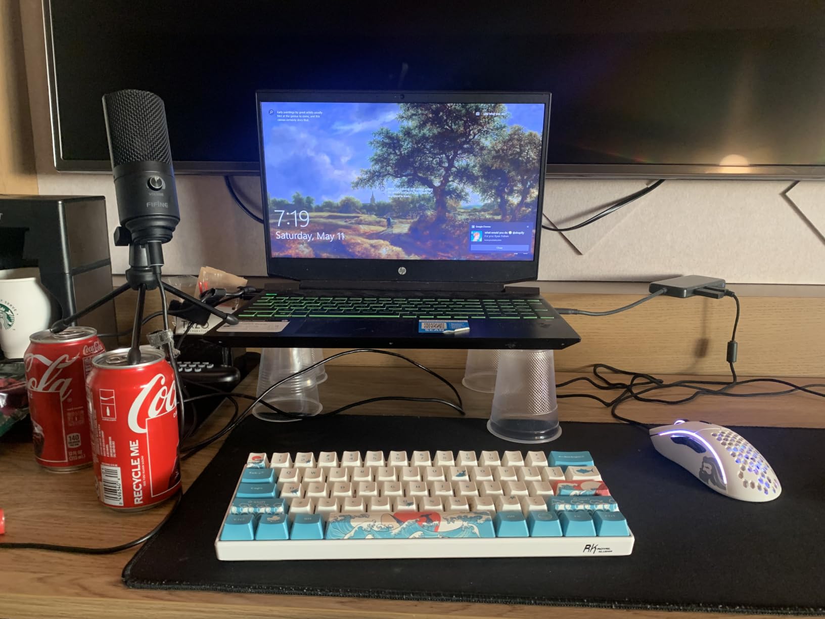 KTRIO Large Gaming Mouse Pad Desk Mat for Gamer, 35.4